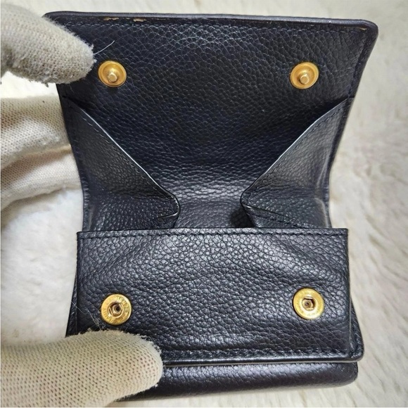 YSL Black Leather Wallet - Picture 9 of 13